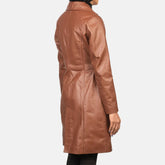Alexis Brown Single Breasted Leather Coat